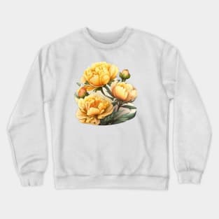 Yellow Flower Crewneck Sweatshirt